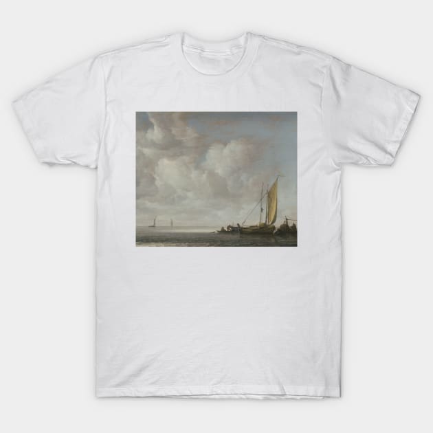 Calm Sea by Simon de Vlieger T-Shirt by Classic Art Stall